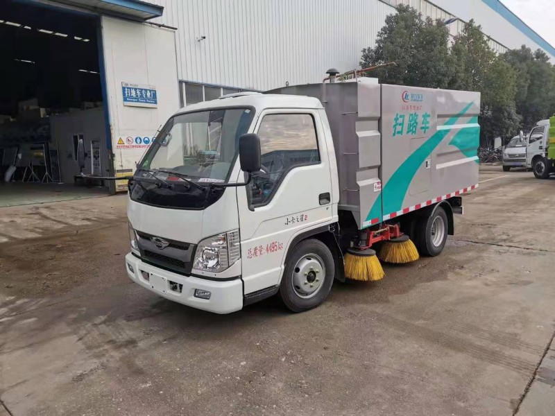 福田时代3方扫路车价格 图片 配置 蓝牌扫路车厂家