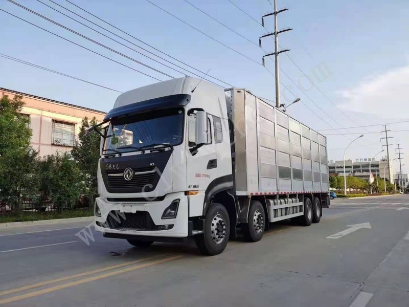 东风天龙前四后八畜禽运输车（运猪车）